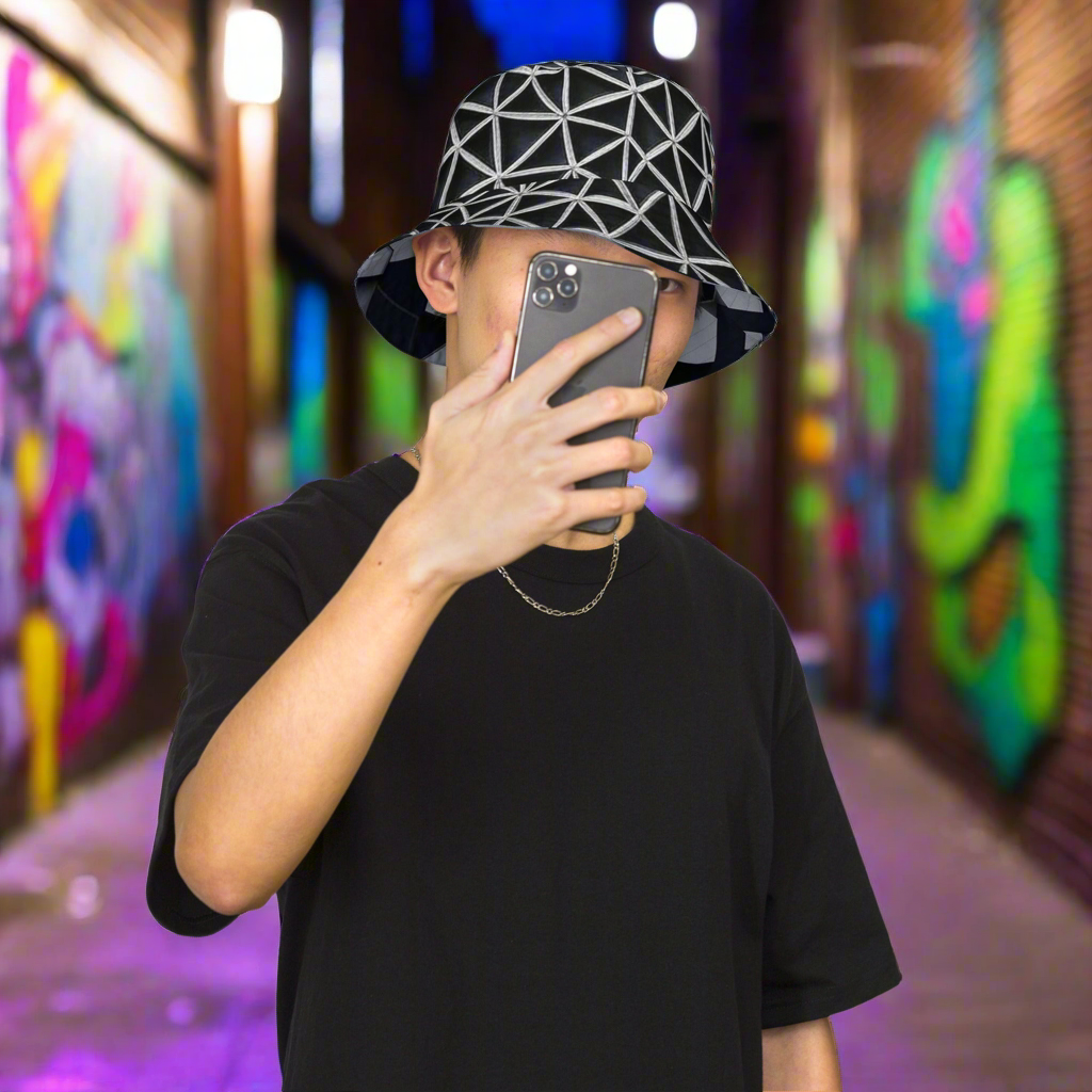 T3kNo-Logic "Digital Camouflage" Reversible Bucket Hat