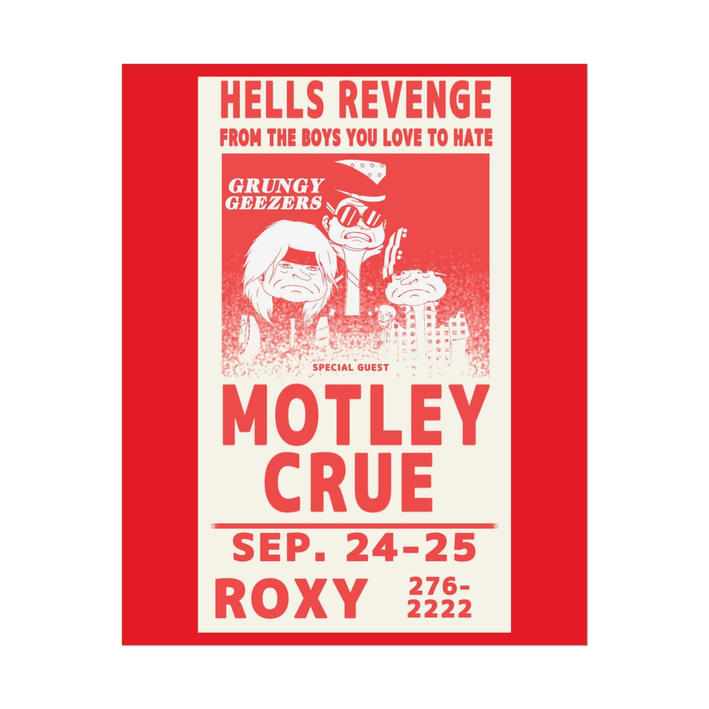 Grungy Geezers "Legendary Groove" Art Poster