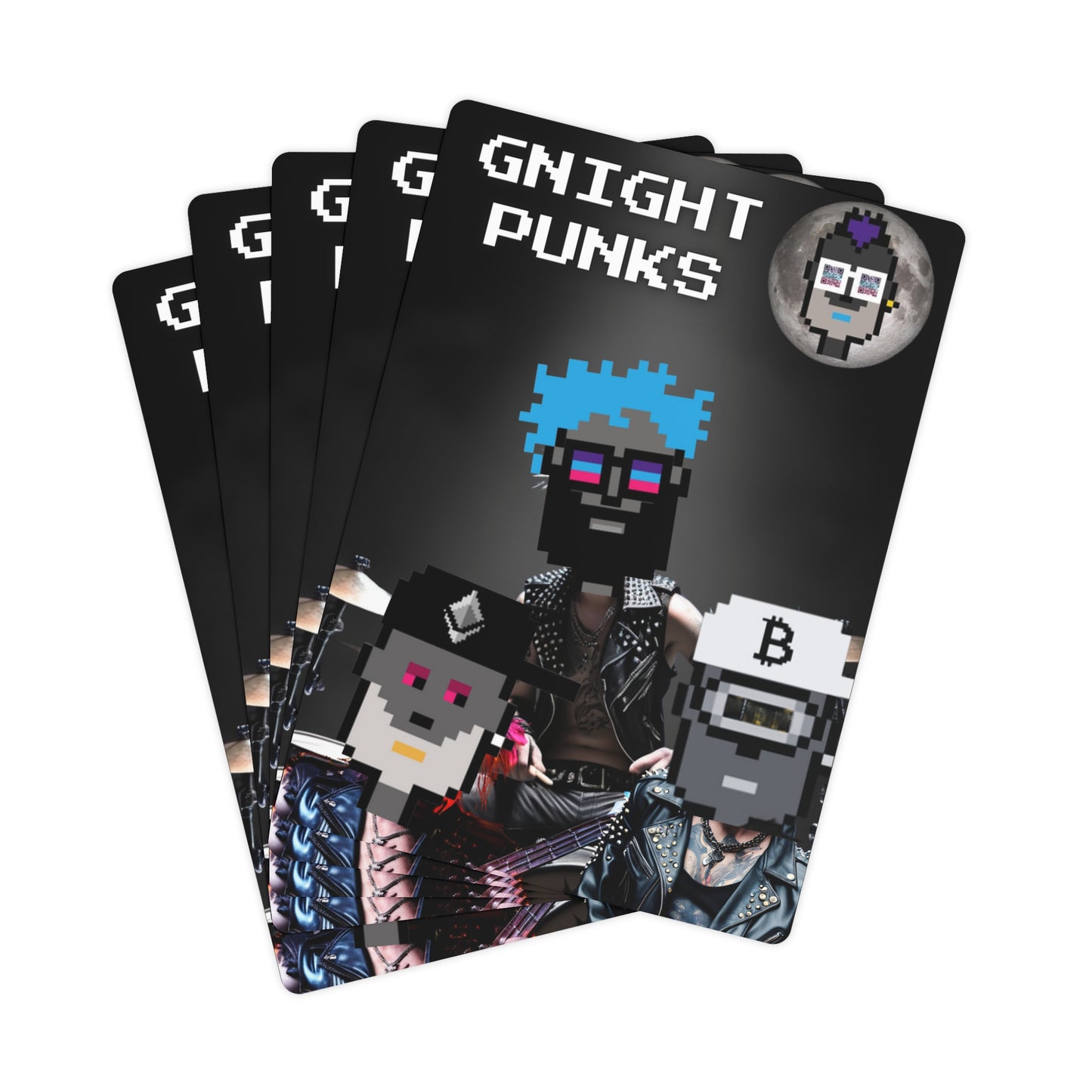 GNight Punks "Multichain Strat" Playing Cards