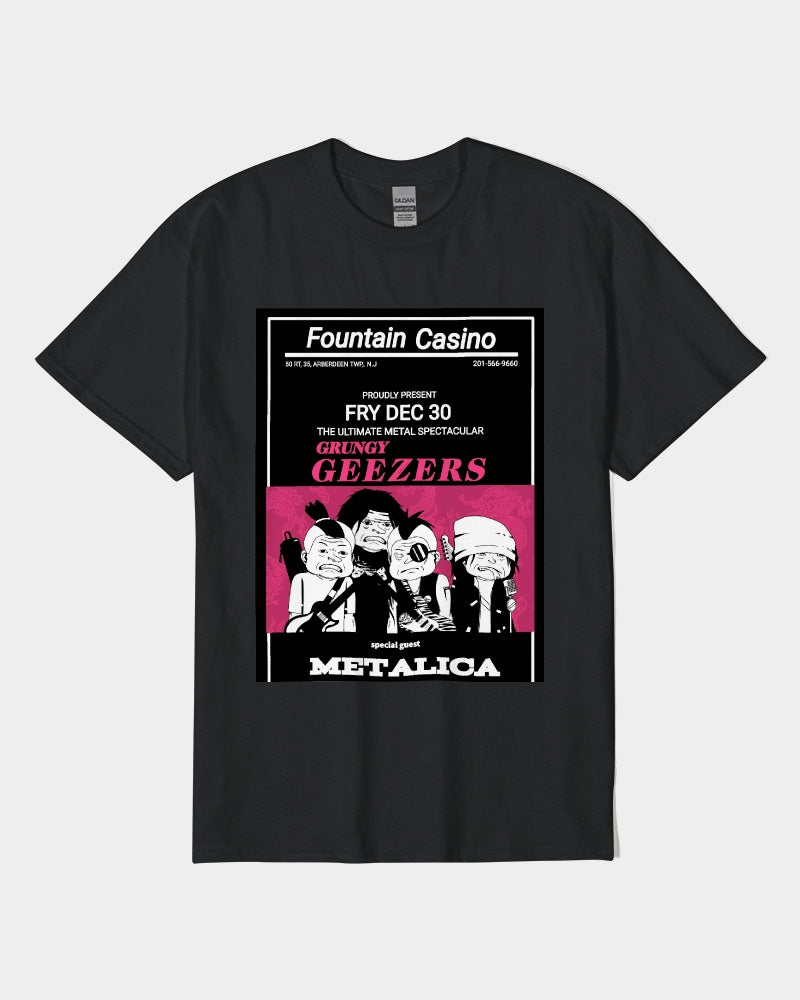 Grungy Geezers "Fountain Park Gig" T-Shirt