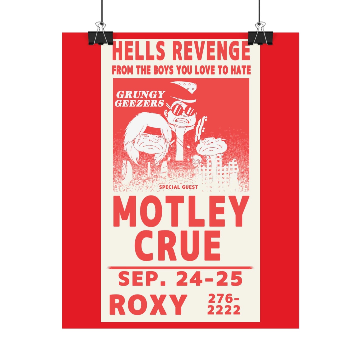 Grungy Geezers "Legendary Groove" Art Poster