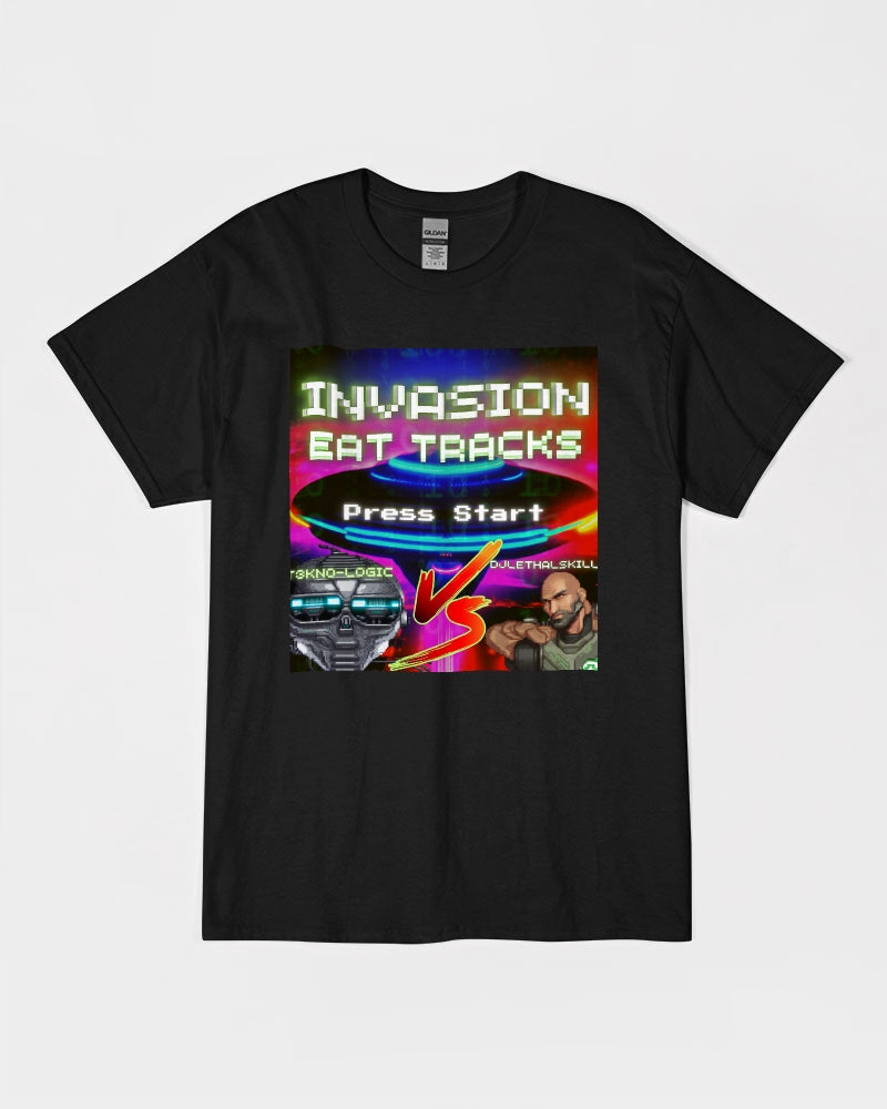 T3kNo-Logic DJ LETHAL SKILLZ INVASION EAT TRAX Unisex Ultra Cotton T-Shirt | Gildan