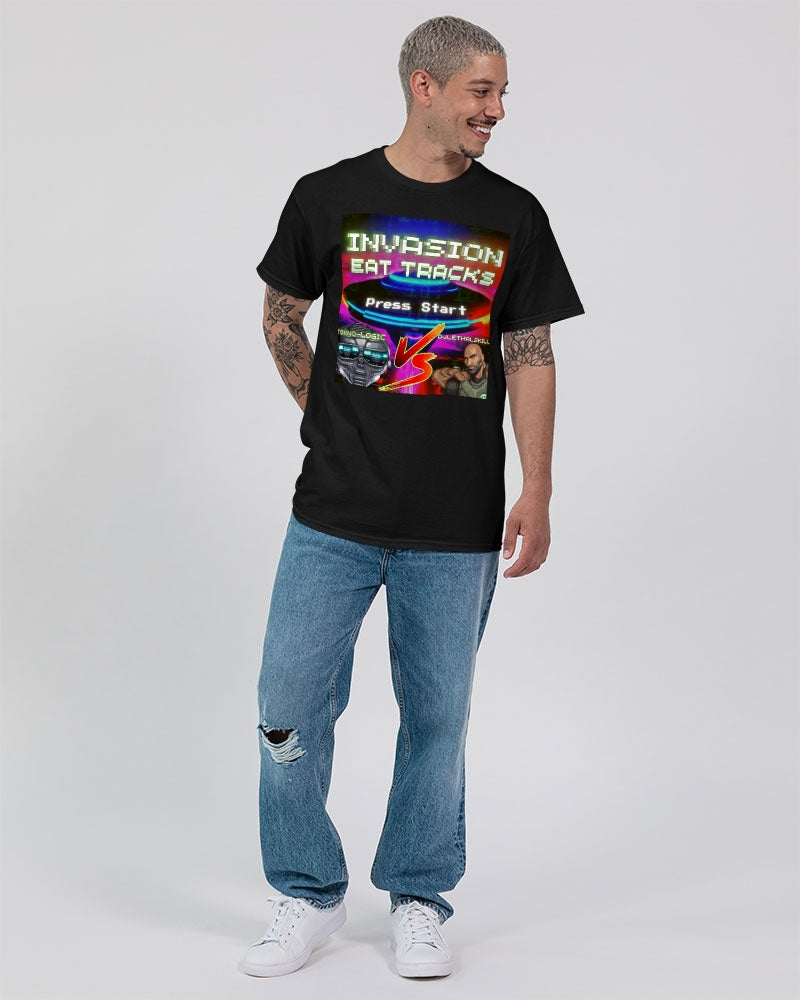 T3kNo-Logic DJ LETHAL SKILLZ INVASION EAT TRAX Unisex Ultra Cotton T-Shirt | Gildan