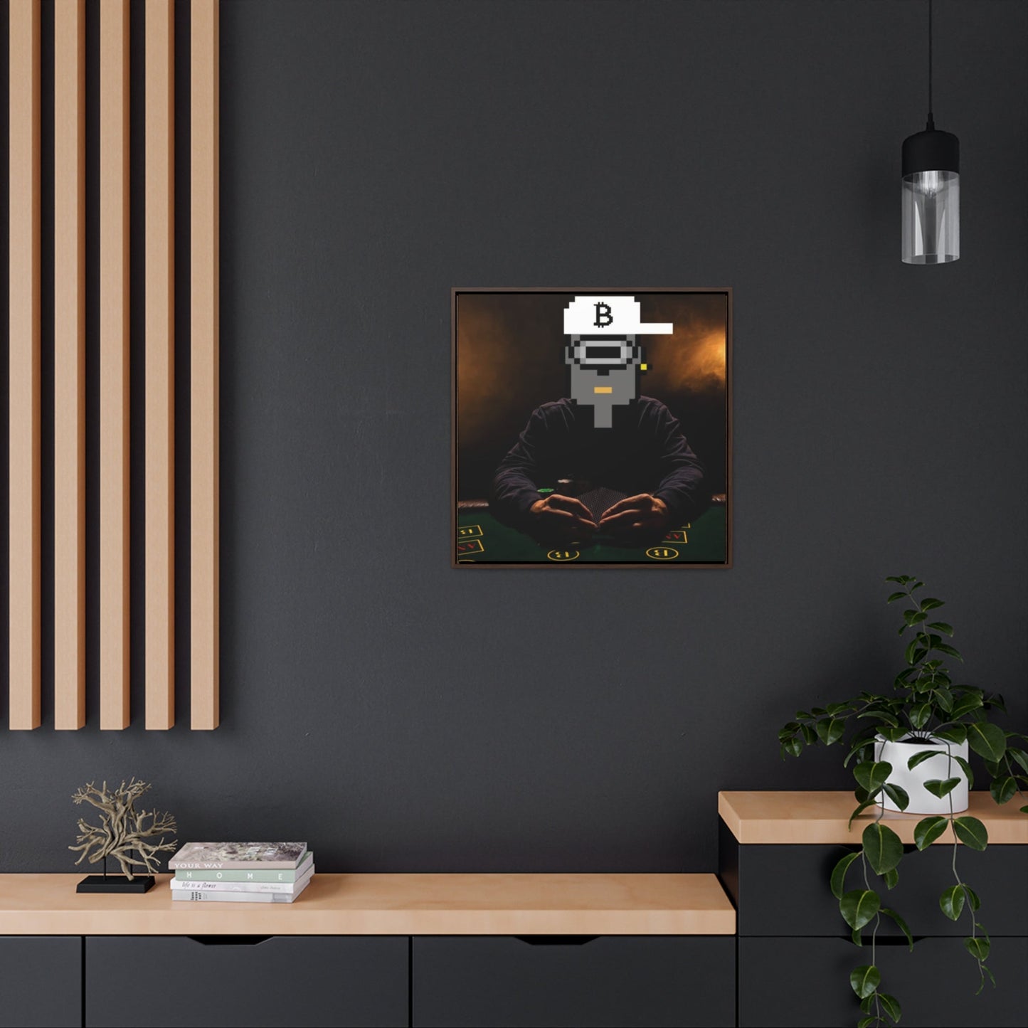 GNight Punks "Poker Night Glory" Canvas Art - T3kNo - Logic.xyz