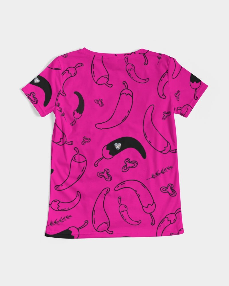 IC Spicy x Candace Marquette "Certified Spark" V - Neck T-Shirt - The Enchanted Bonsai Bazaar