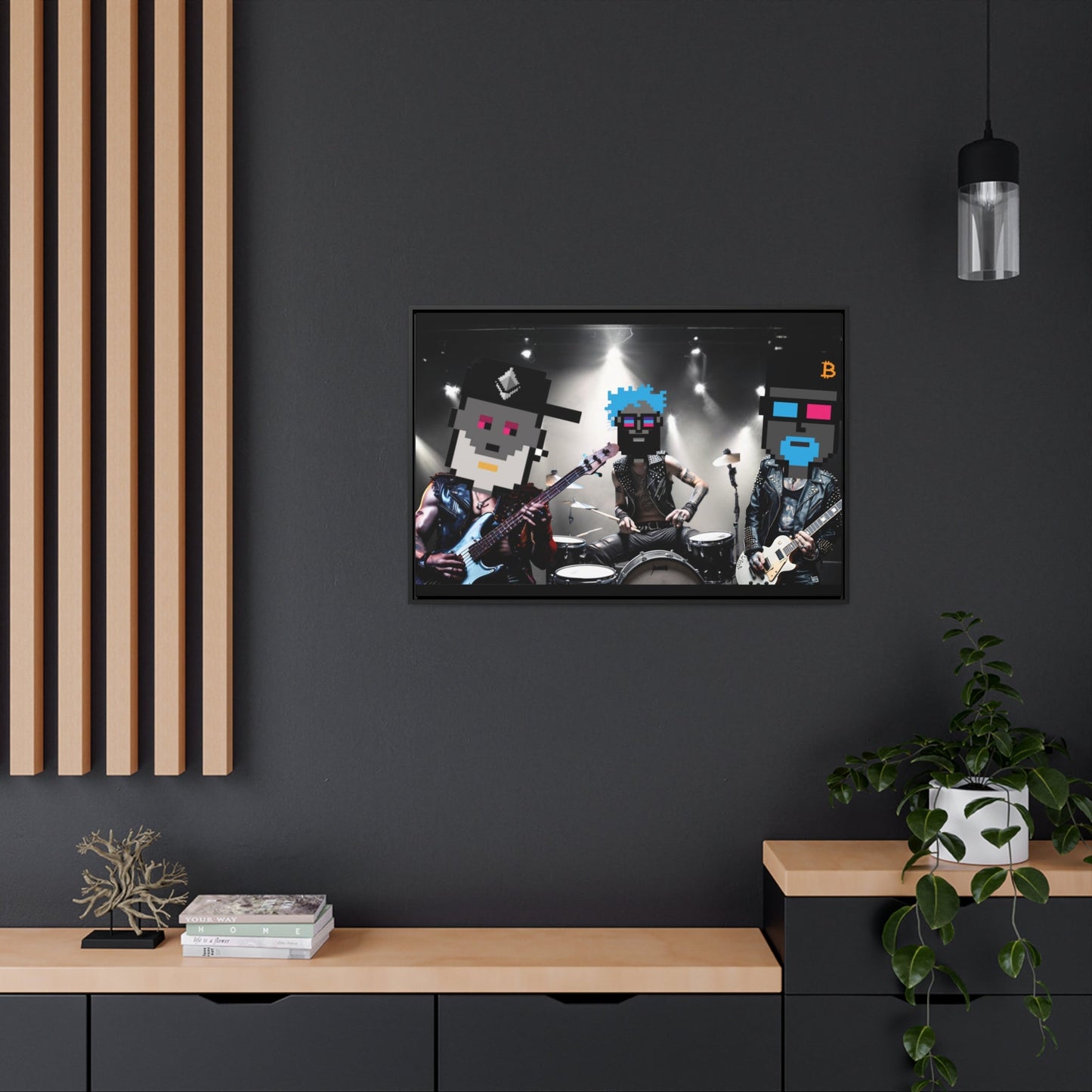 T3kNo - Logic | GNight Punks "Anthem Chaos" Canvas Art - T3kNo - Logic.xyz