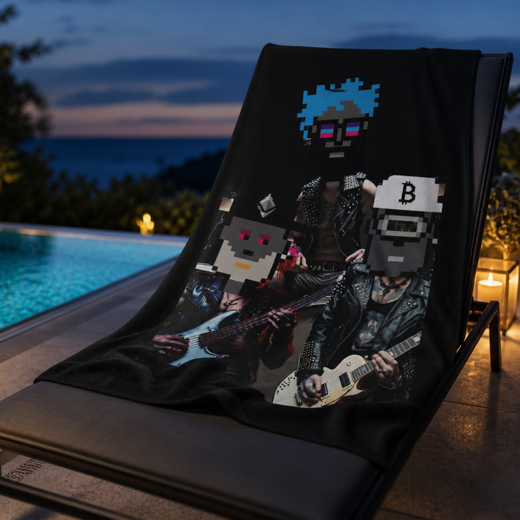T3kNo-Logic | GNight Punks "Daylight Break" Beach Towel — lifestyle