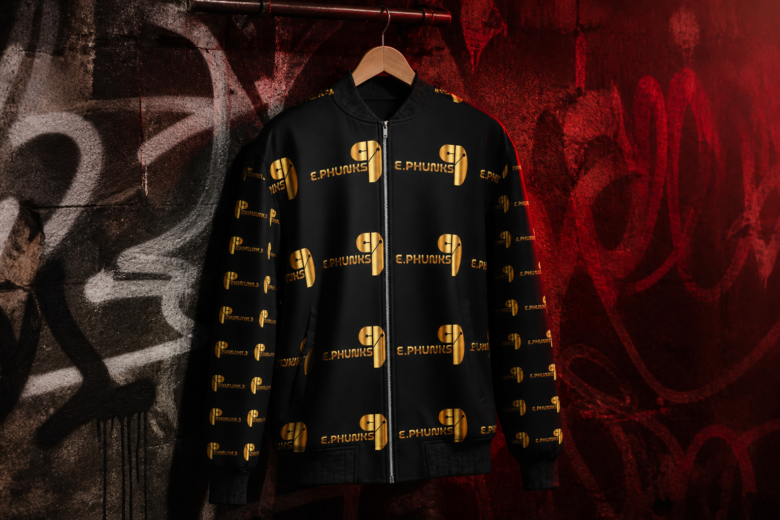 T3kNo-Logic | Mens Bomber Jacket — lifestyle