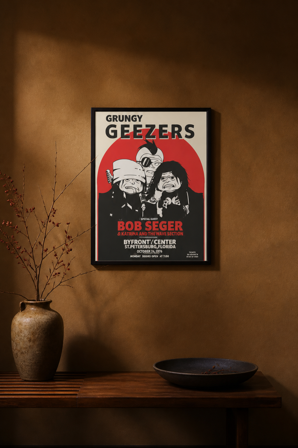 T3kNo-Logic | Grungy Geezers "Road to Rebellion" Art Poster — lifestyle