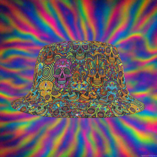 T3kNo-Logic "Calavera Code" Bucket Hat