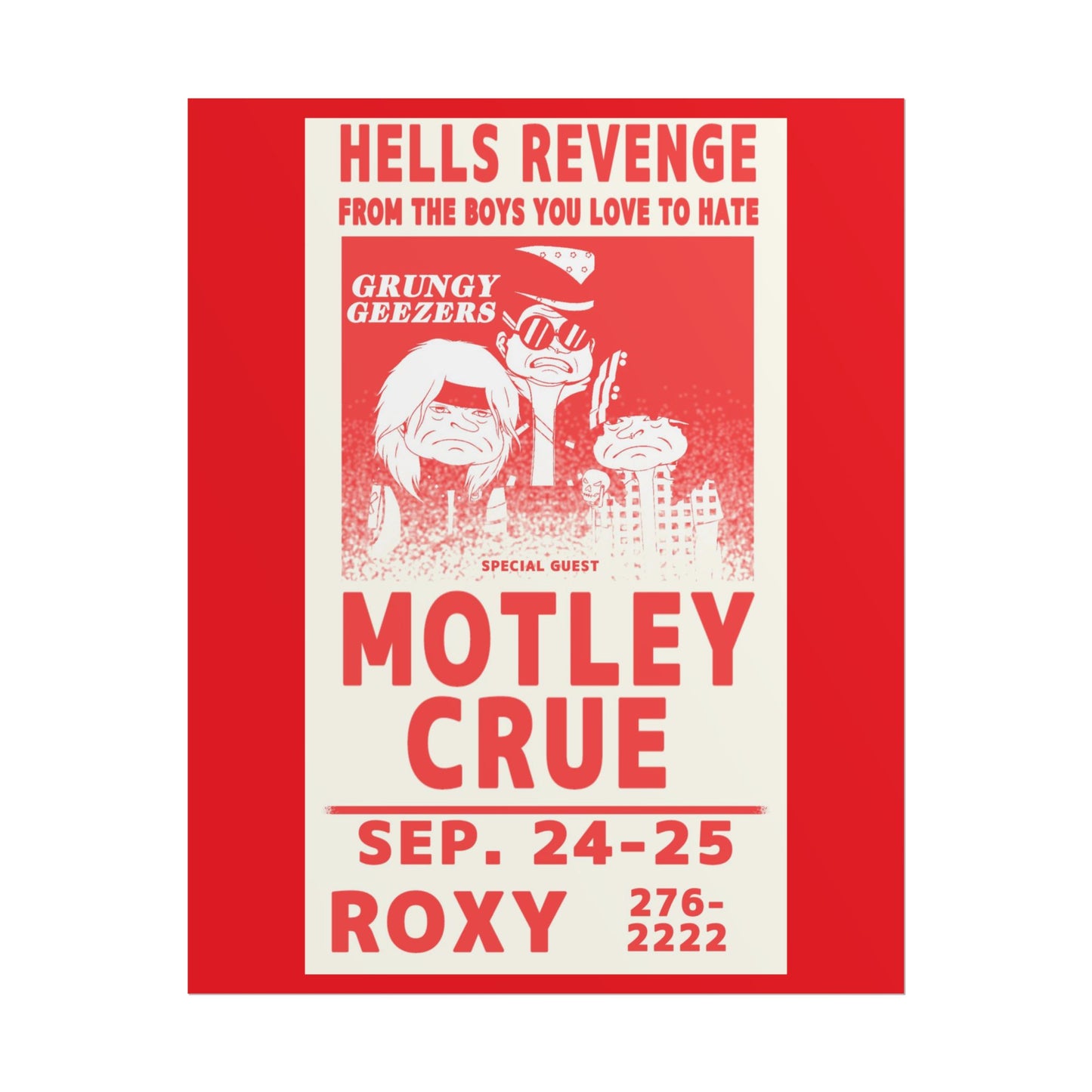 Grungy Geezers "Legendary Groove" Art Poster