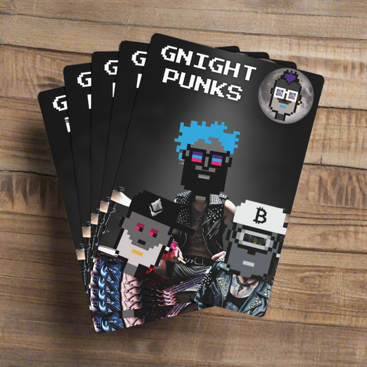GNight Punks "Multichain Strat" Playing Cards