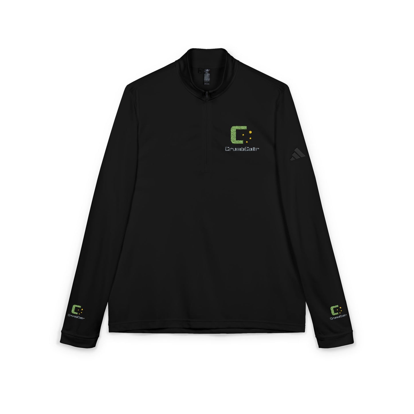 Embroidered Quarter-Zip Pullover — Lightweight adidas® Performance Top