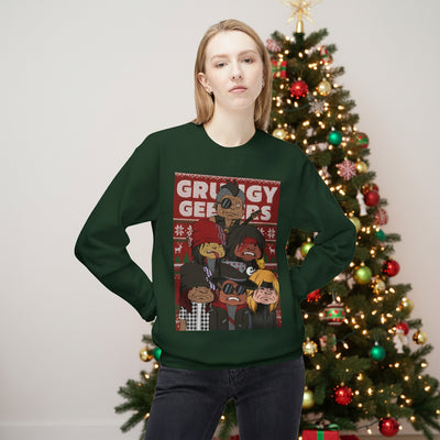 Grungy Geezers Holiday Crewneck Sweatshirt