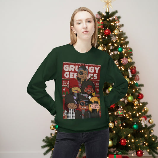 Grungy Geezers Holiday Crewneck Sweatshirt