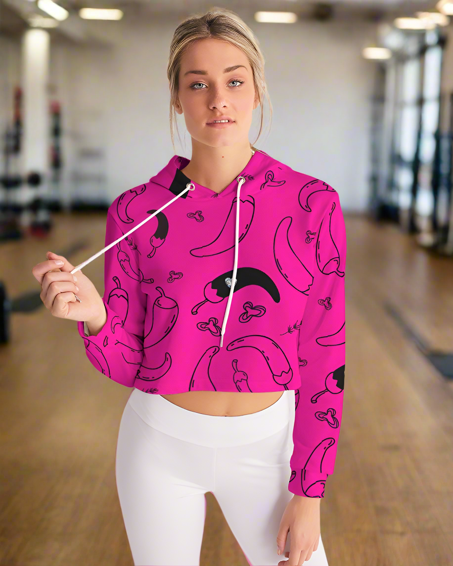 IC Spicy x Candace Marquette "Certified Flux" Cropped Hoodie