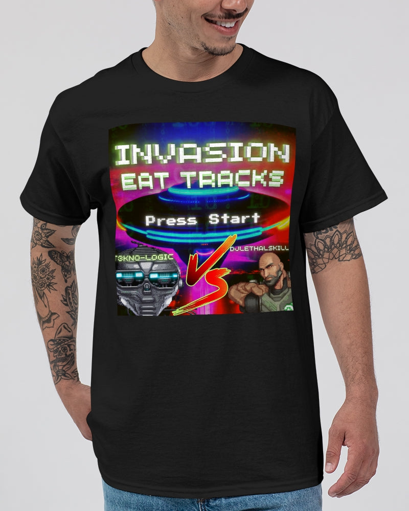 T3kNo-Logic DJ LETHAL SKILLZ INVASION EAT TRAX Unisex Ultra Cotton T-Shirt | Gildan