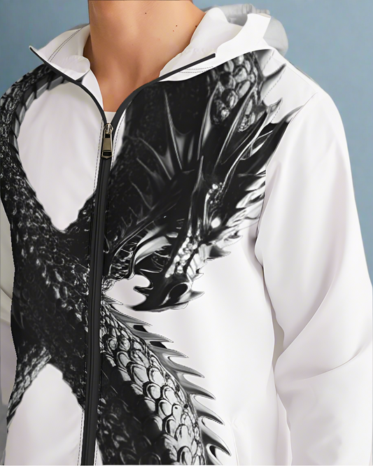 8YRGANGDRAGON1 Men's All-Over Print Windbreaker