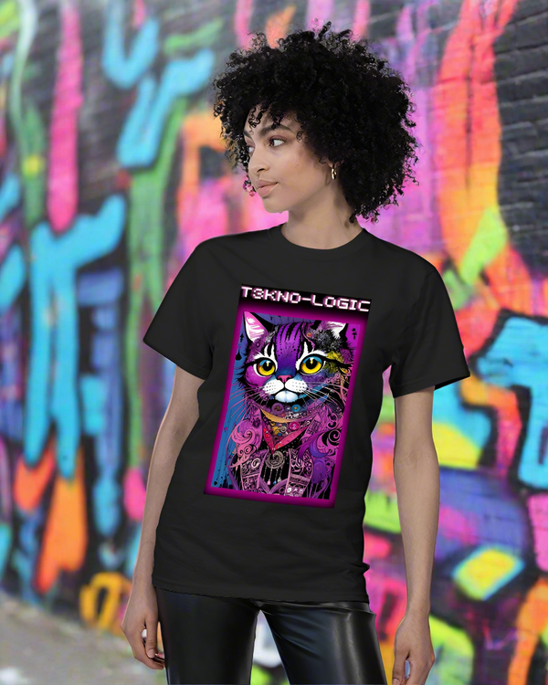 T3kNo-Logic "A Cheshire T3kNo-Kitty" T-Shirt