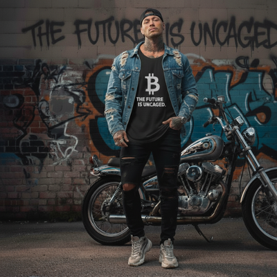 Bitcoin “The Future Is Uncaged” T-Shirt
