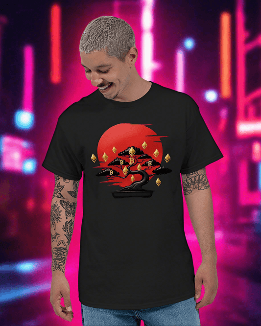 acc | d!3 Satoshi's Gift Unisex Ultra Cotton T-Shirt | Gildan - The Enchanted Bonsai Bazaar