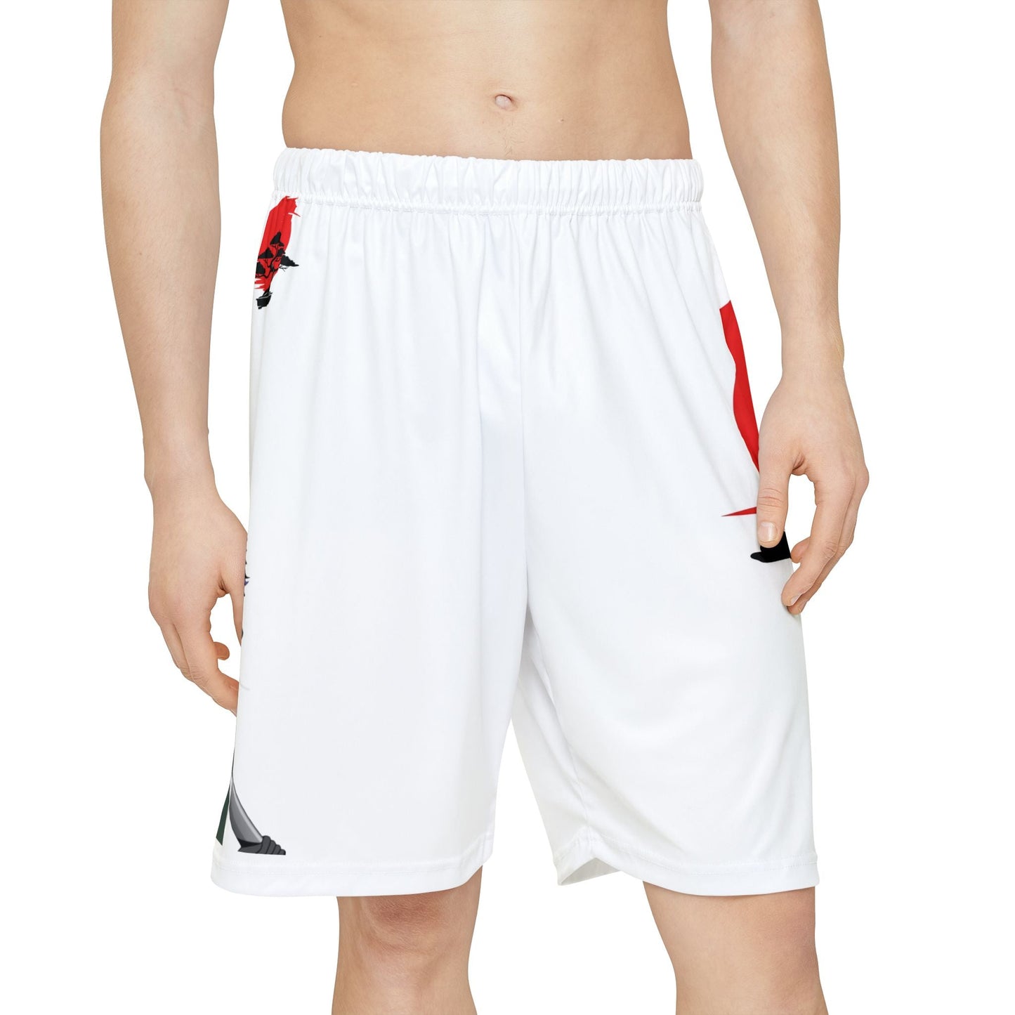 Basketball Shorts - Daku Motoko Dojo - Made In The USA - T3kNo - Logic.xyz