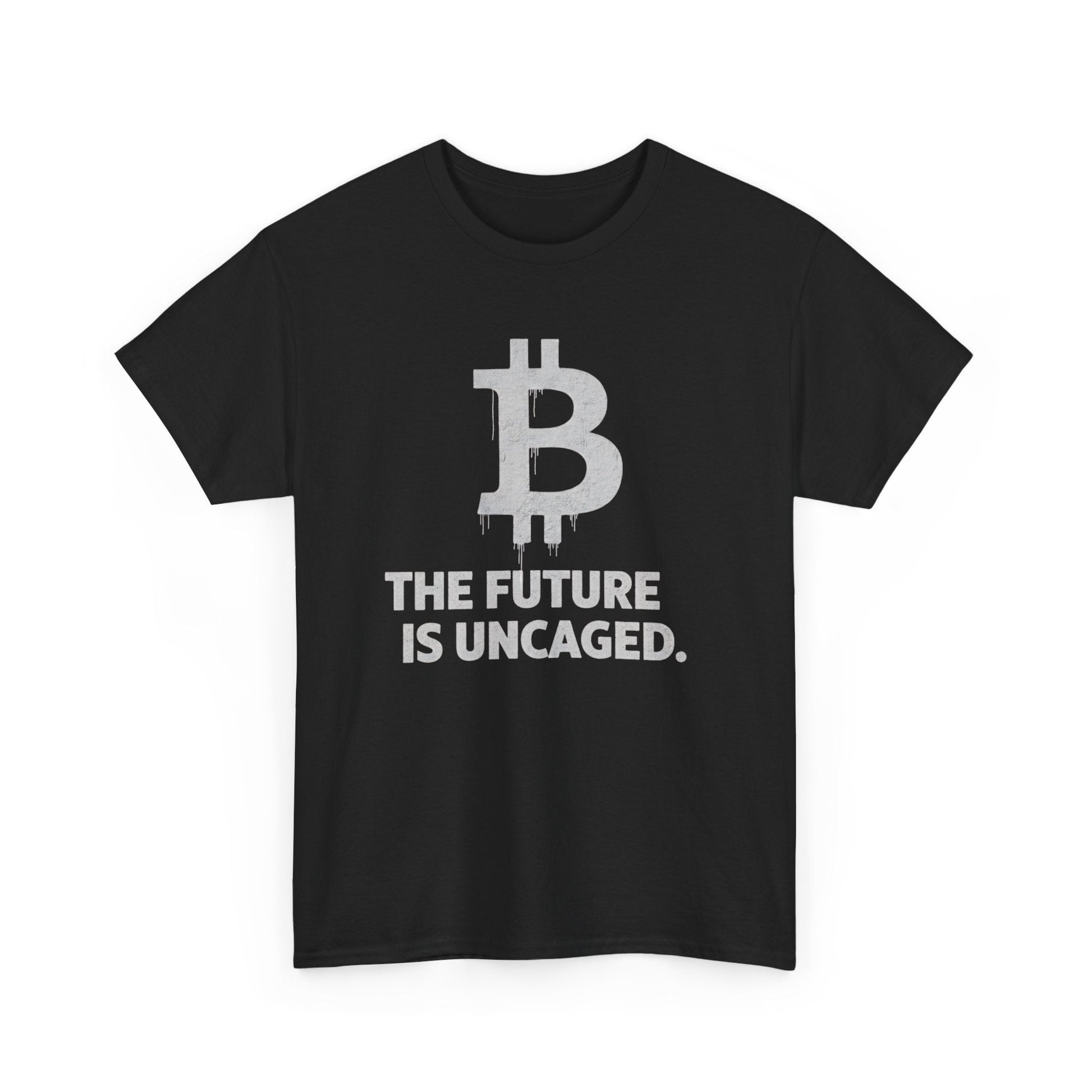 Bitcoin “The Future Is Uncaged” T-Shirt - The Enchanted Bonsai Bazaar