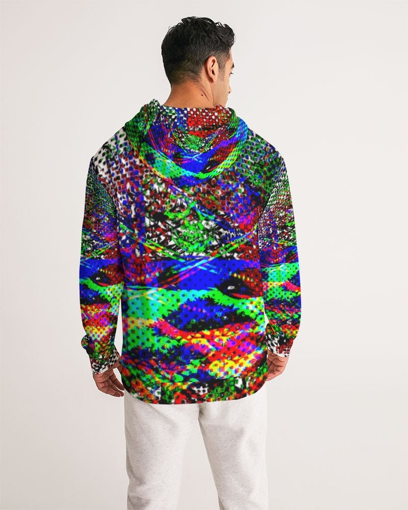 Black Flags and Bonsai Men's All - Over Print Hoodie - The Enchanted Bonsai Bazaar