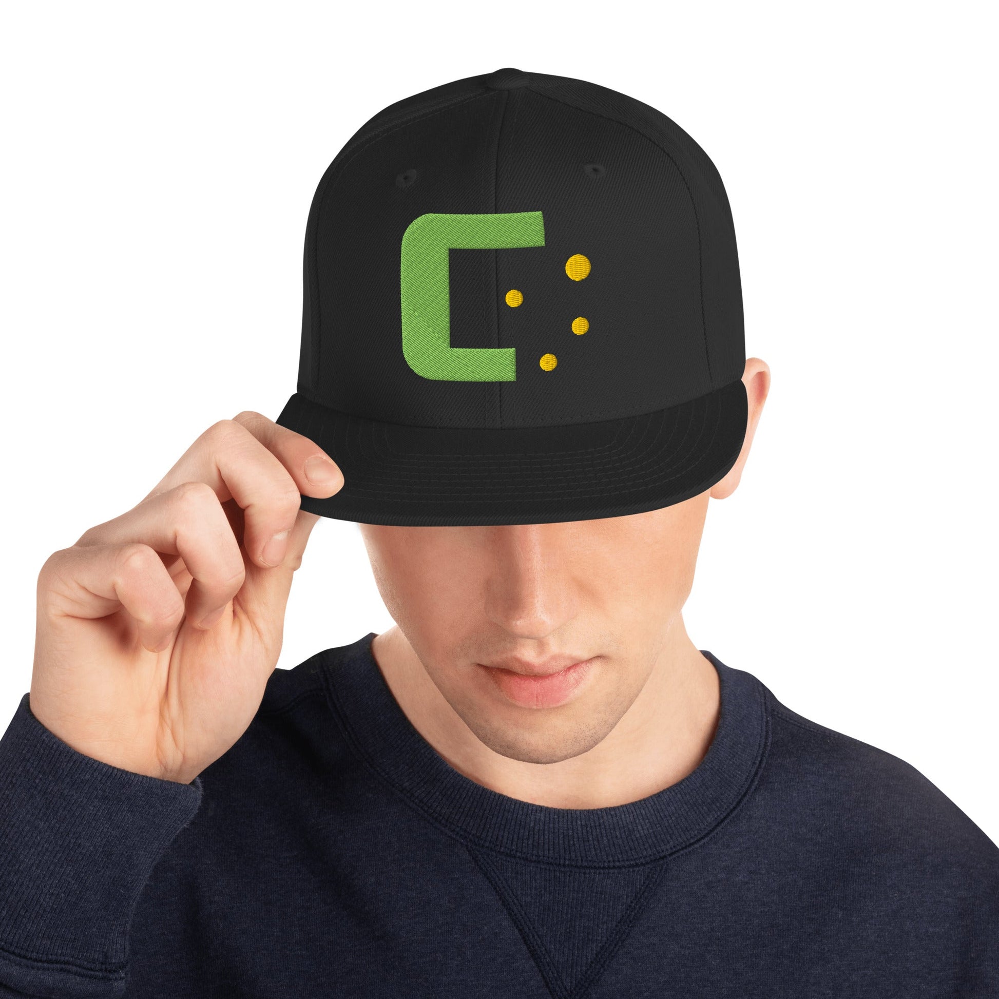 CRUMBEATr Black Snapback Hat - The Enchanted Bonsai Bazaar