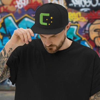 CRUMBEATr Black Snapback Hat - The Enchanted Bonsai Bazaar