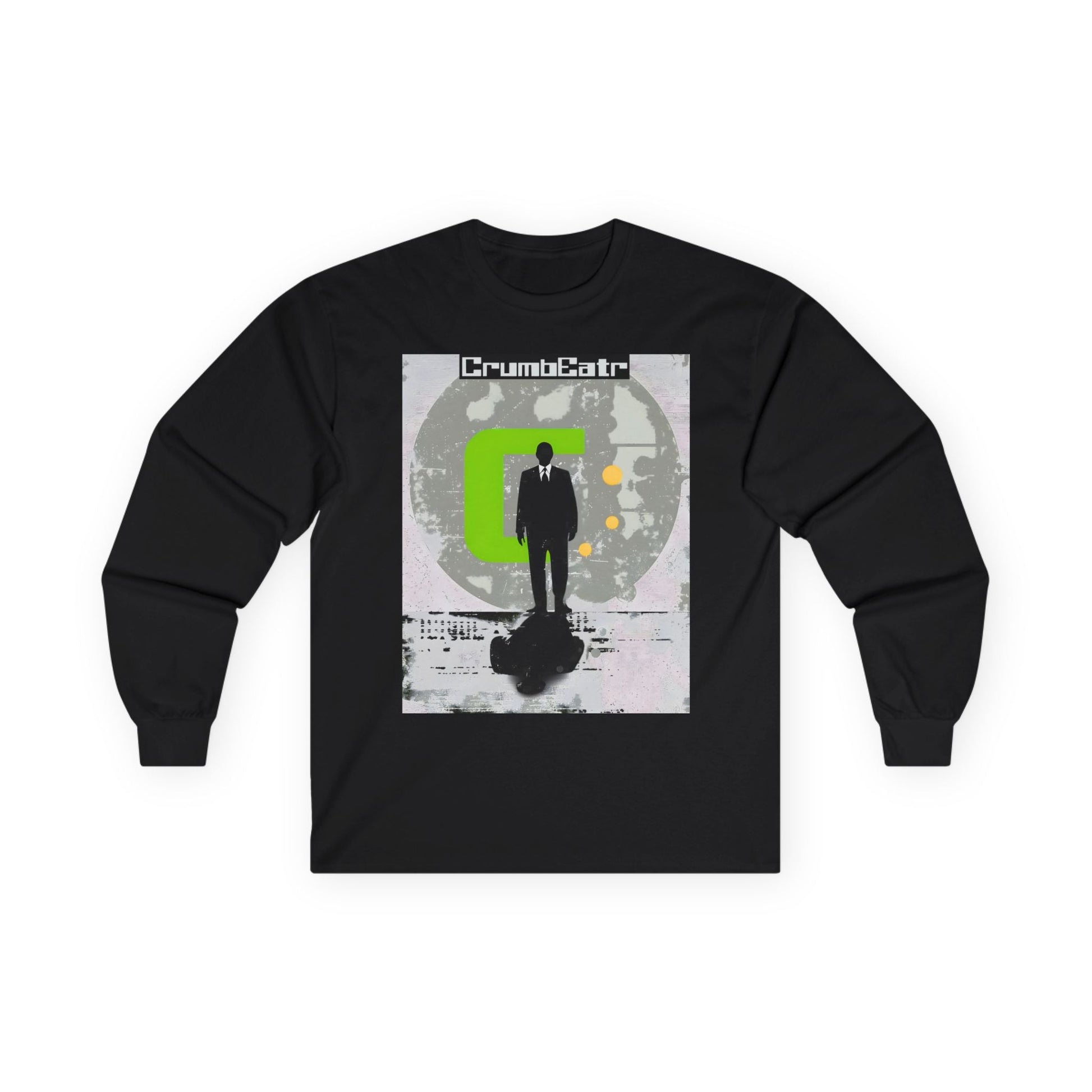 CRUMBEATr CryptoGate by DP Long Sleeve Tee — QR Code Back - T3kNo - Logic.xyz
