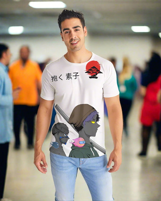 Daku Motokos "Protocol Companion" T-Shirt - The Enchanted Bonsai Bazaar