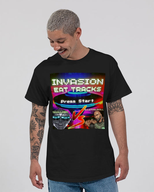 T3kNo-Logic DJ LETHAL SKILLZ INVASION EAT TRAX Unisex Ultra Cotton T-Shirt | Gildan