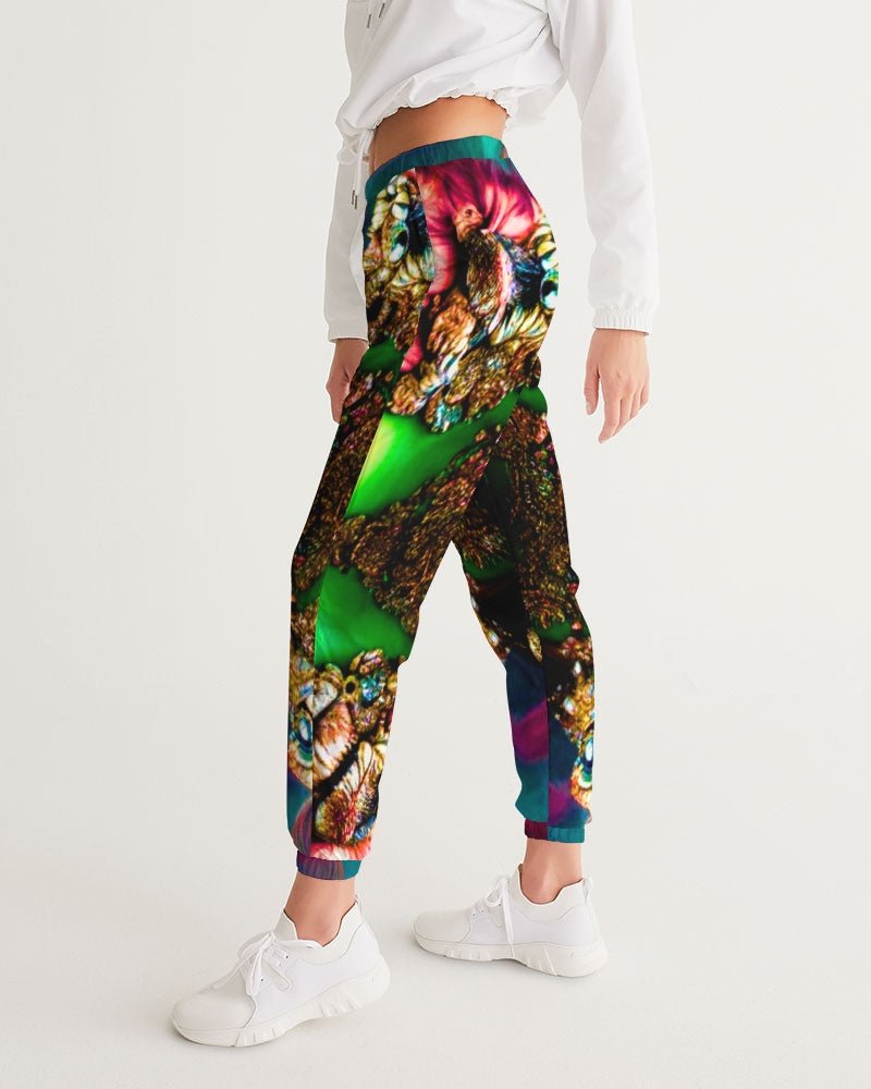 Fractalized Kitty Women's All - Over Print Track Pants - The Enchanted Bonsai Bazaar