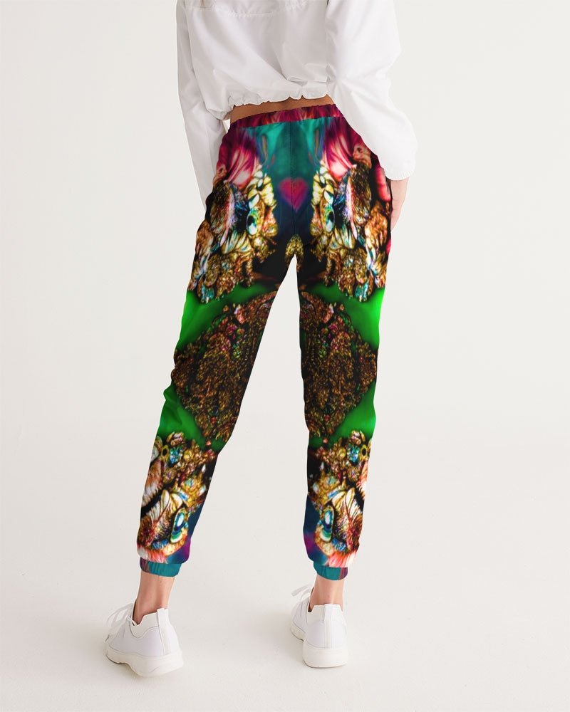 Fractalized Kitty Women's All - Over Print Track Pants - The Enchanted Bonsai Bazaar