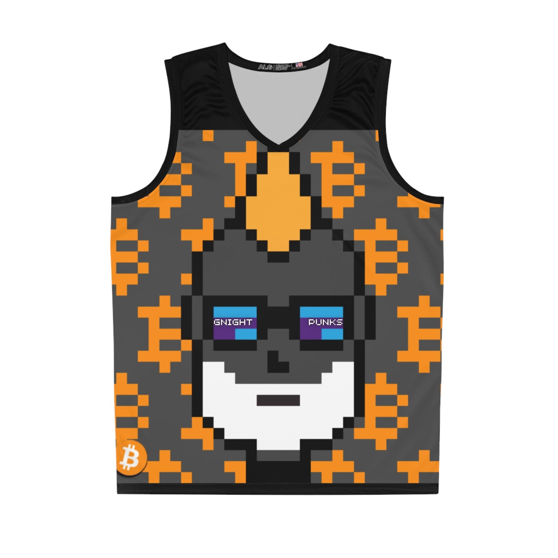 GNight Punks "Ordinal Inscription" BTC Basketball Jersey - T3kNo - Logic.xyz