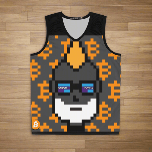 GNight Punks "Ordinal Inscription" BTC Basketball Jersey - T3kNo - Logic.xyz