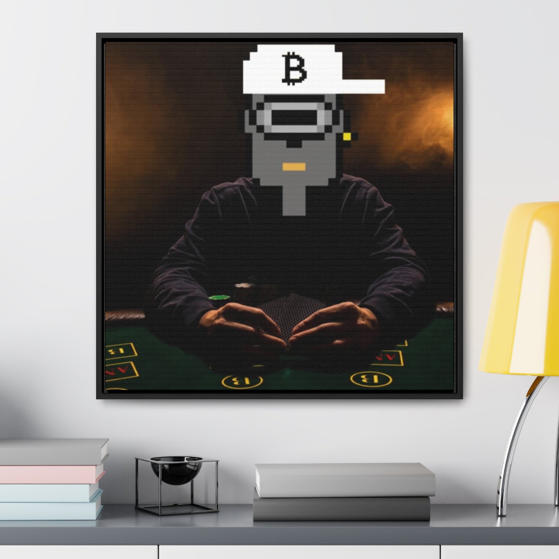 GNight Punks "Poker Night Glory" Canvas Art - T3kNo - Logic.xyz