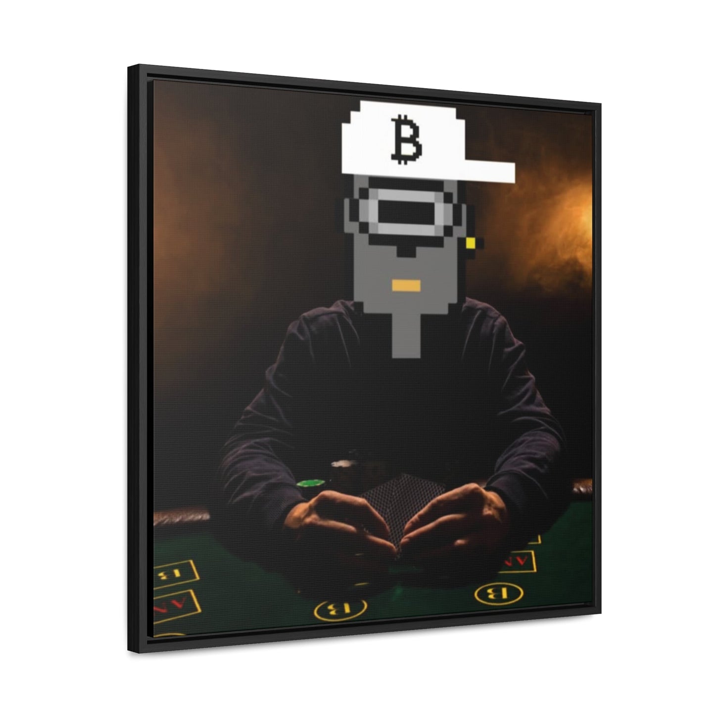 GNight Punks "Poker Night Glory" Canvas Art - T3kNo - Logic.xyz