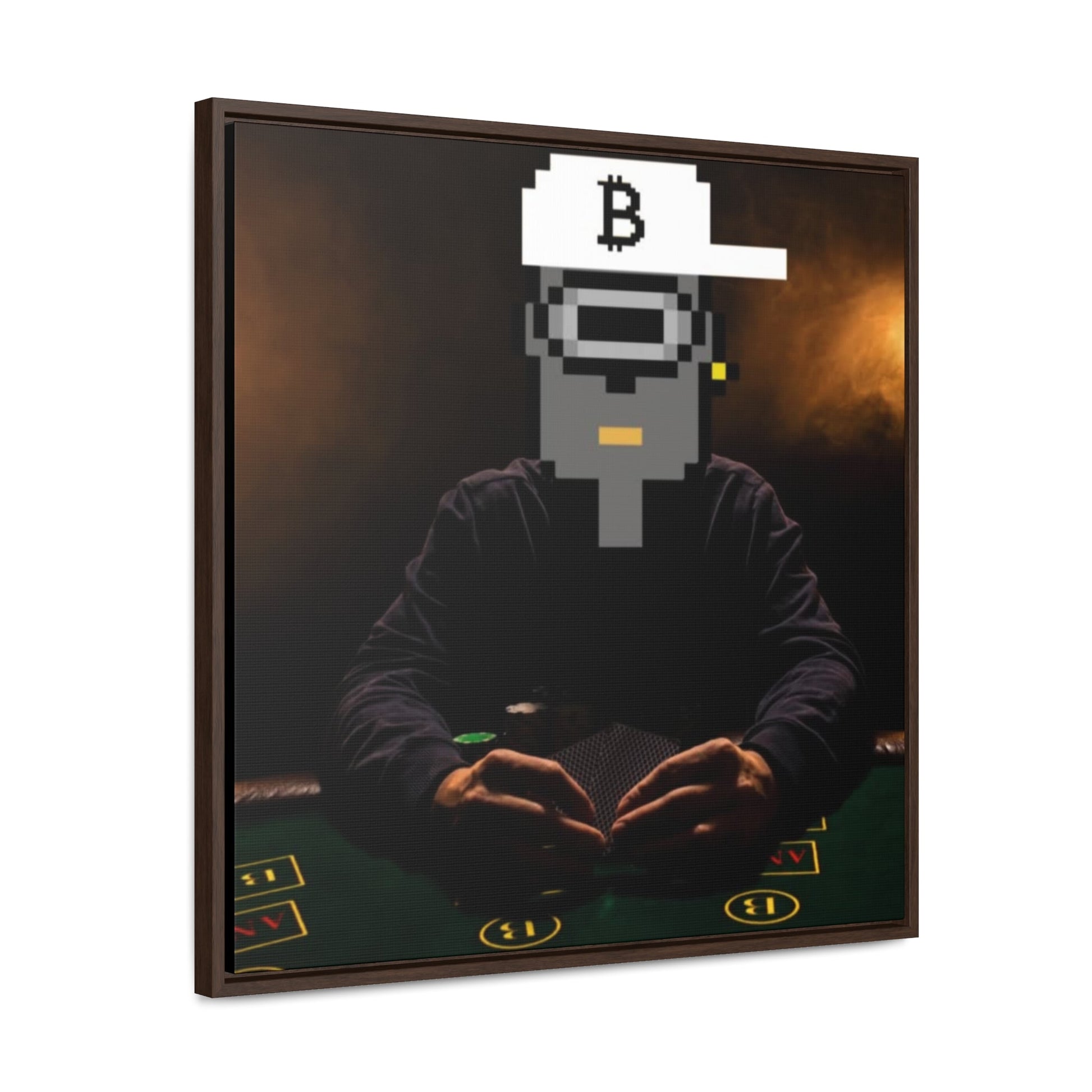 GNight Punks "Poker Night Glory" Canvas Art - T3kNo - Logic.xyz