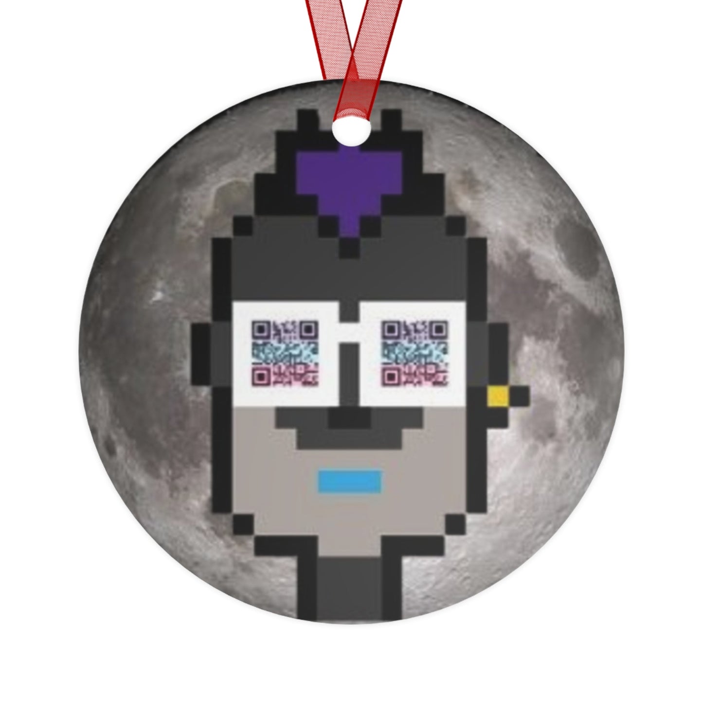 GNight Punks "Rocket to the Moon" Christmas Ornament - T3kNo - Logic.xyz
