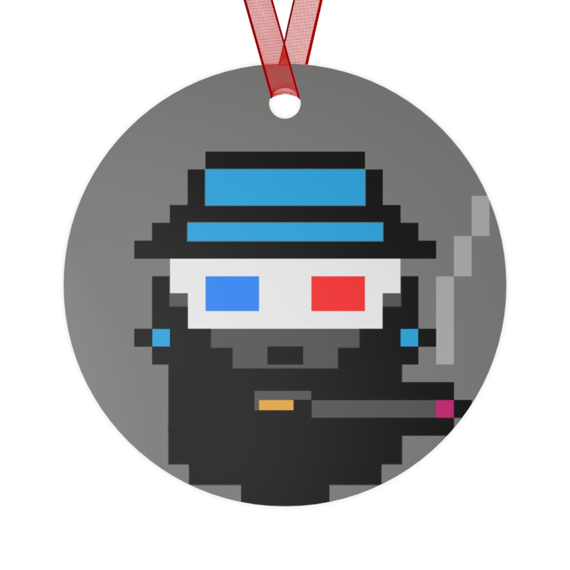 GNight Punks "See the Future" 3D Glasses Ornament - T3kNo - Logic.xyz