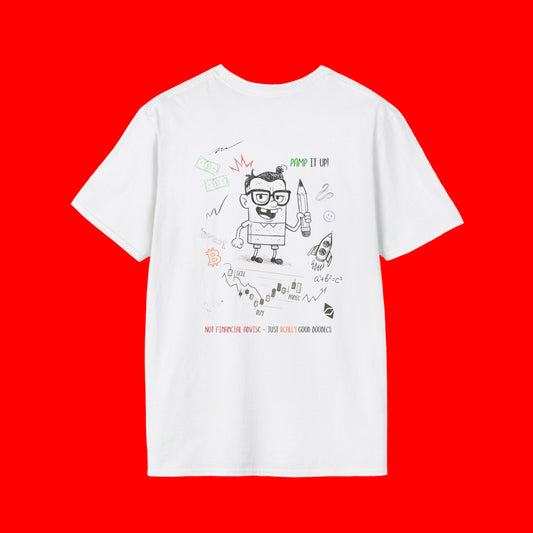 Graphic T-Shirt — 'Doodle Trev Pimp It Up' Cartoon Artist Design (Trevor Knight) - The Enchanted Bonsai Bazaar