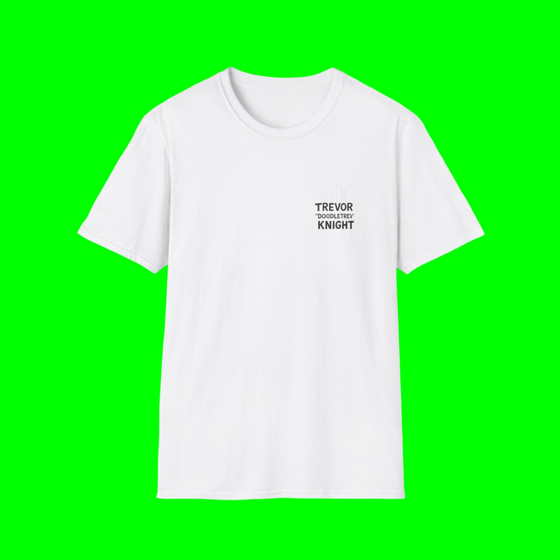 Graphic T-Shirt — 'Doodle Trev Pimp It Up' Cartoon Artist Design (Trevor Knight) - The Enchanted Bonsai Bazaar