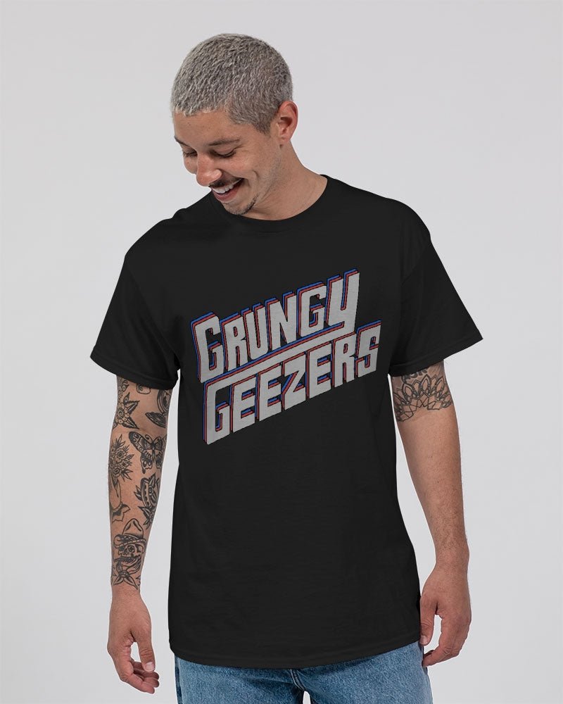 Grungy Geezers "Here To Rock" T-Shirt - The Enchanted Bonsai Bazaar