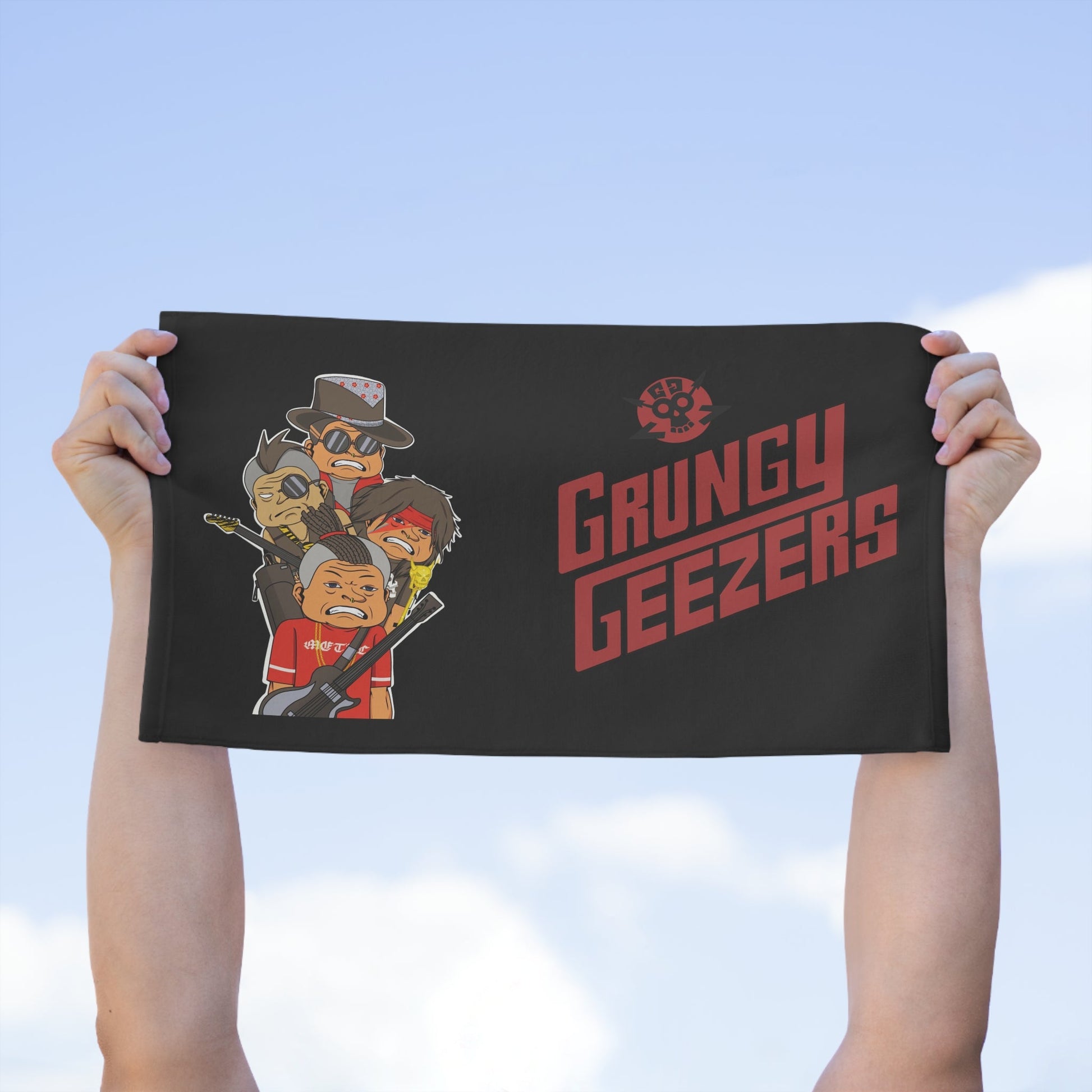 Grungy Geezers "Mosh Pit Mop" Rally Towel - The Enchanted Bonsai Bazaar