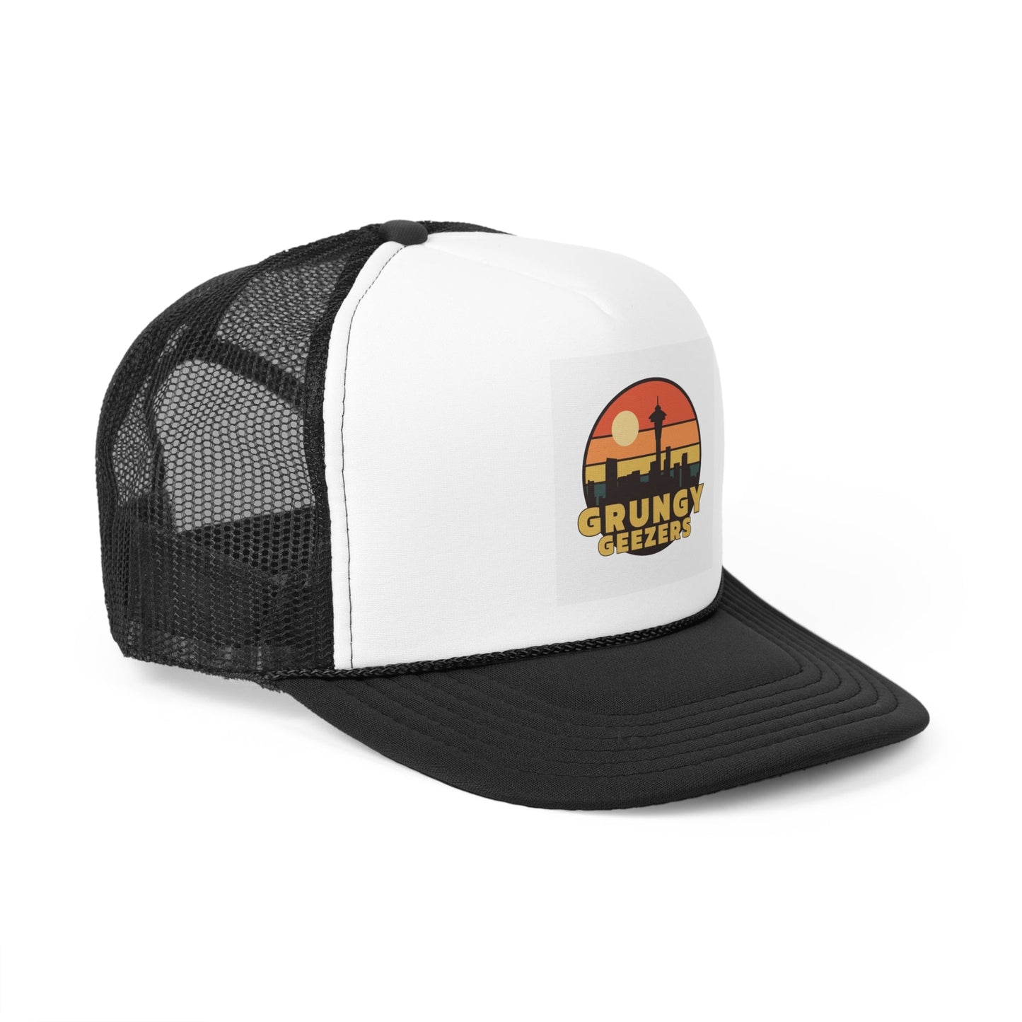 Grungy Geezers "Music NFT Pioneer" Trucker Hat - T3kNo - Logic.xyz