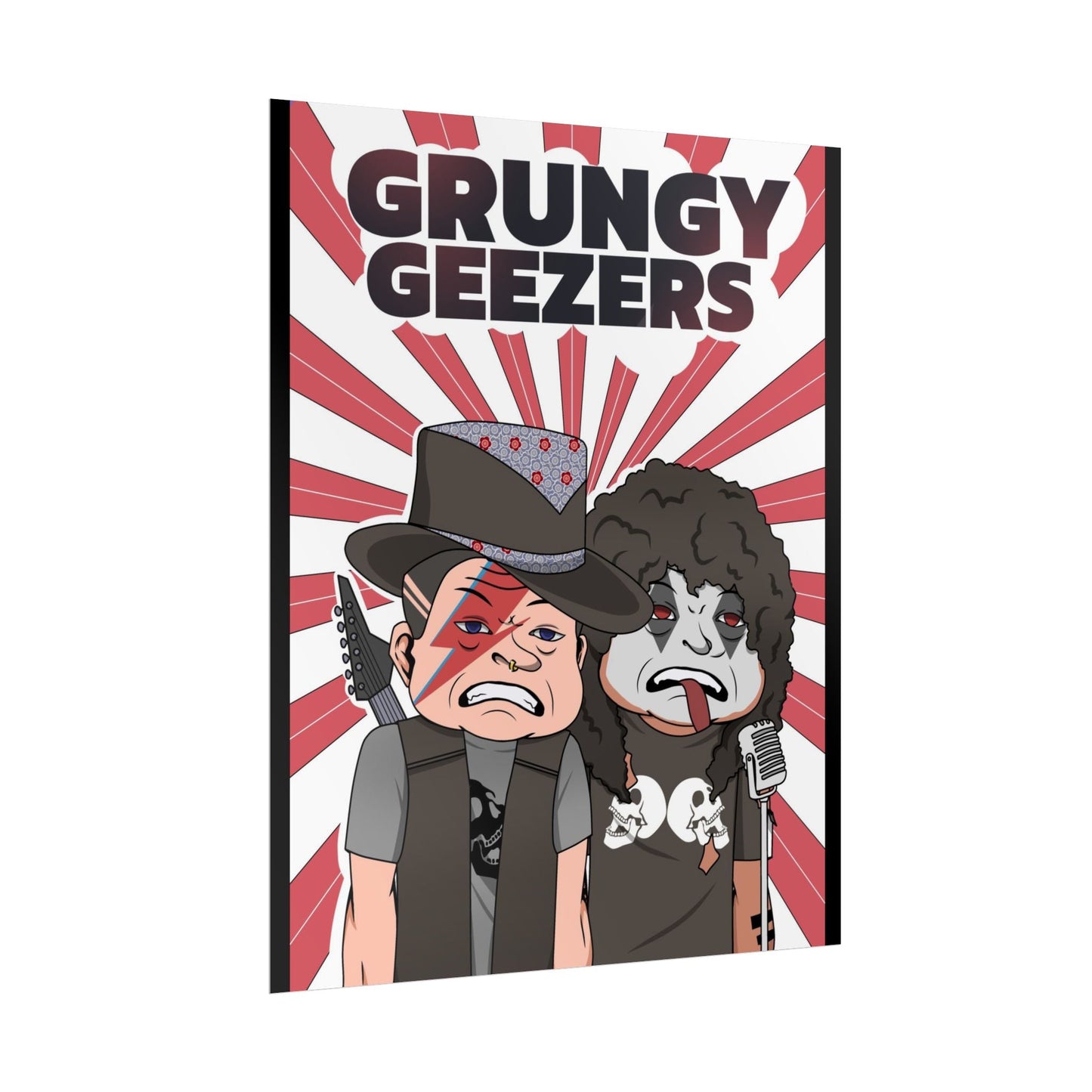 Grungy Geezers "New Adventure" Art Poster - The Enchanted Bonsai Bazaar