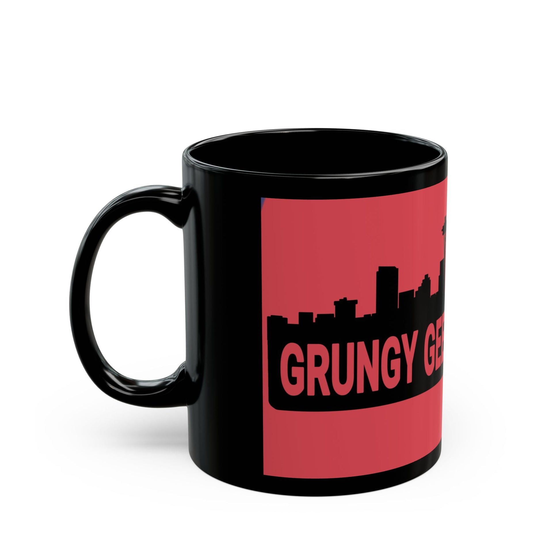 Grungy Geezers "Red Hot Riff" Coffee Mug - T3kNo - Logic.xyz