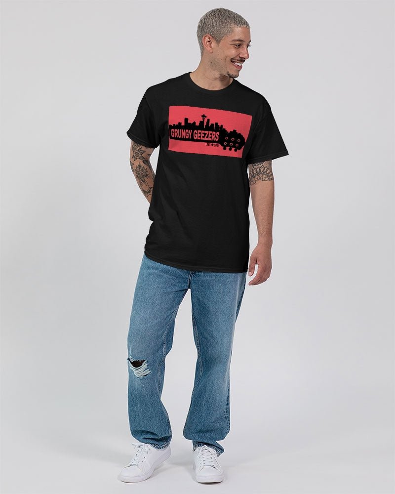 Grungy Geezers "Red Hot Riff" T-Shirt - T3kNo - Logic.xyz